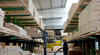 Estante cantilever