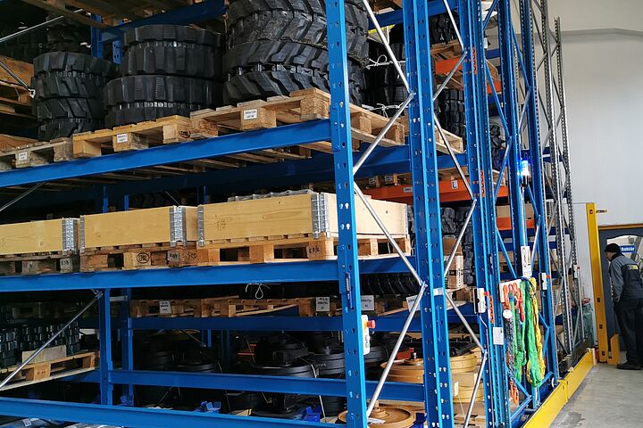 mobile pallet racking